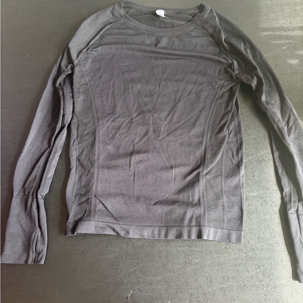 Black Long Sleeve Top